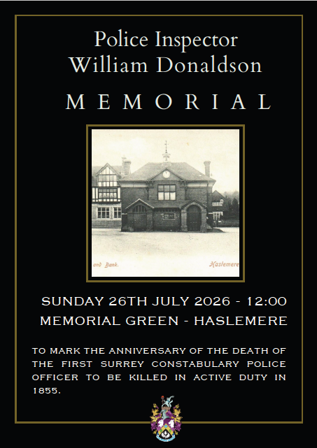 Inspector Donaldson Memorial – 26th July 2026