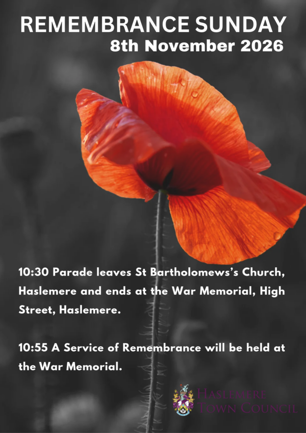 Remembrance Sunday – 8th November 2026